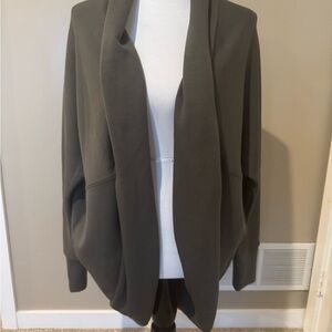 Spanx Cardigan Olive Open Front Cardigan, XS/S